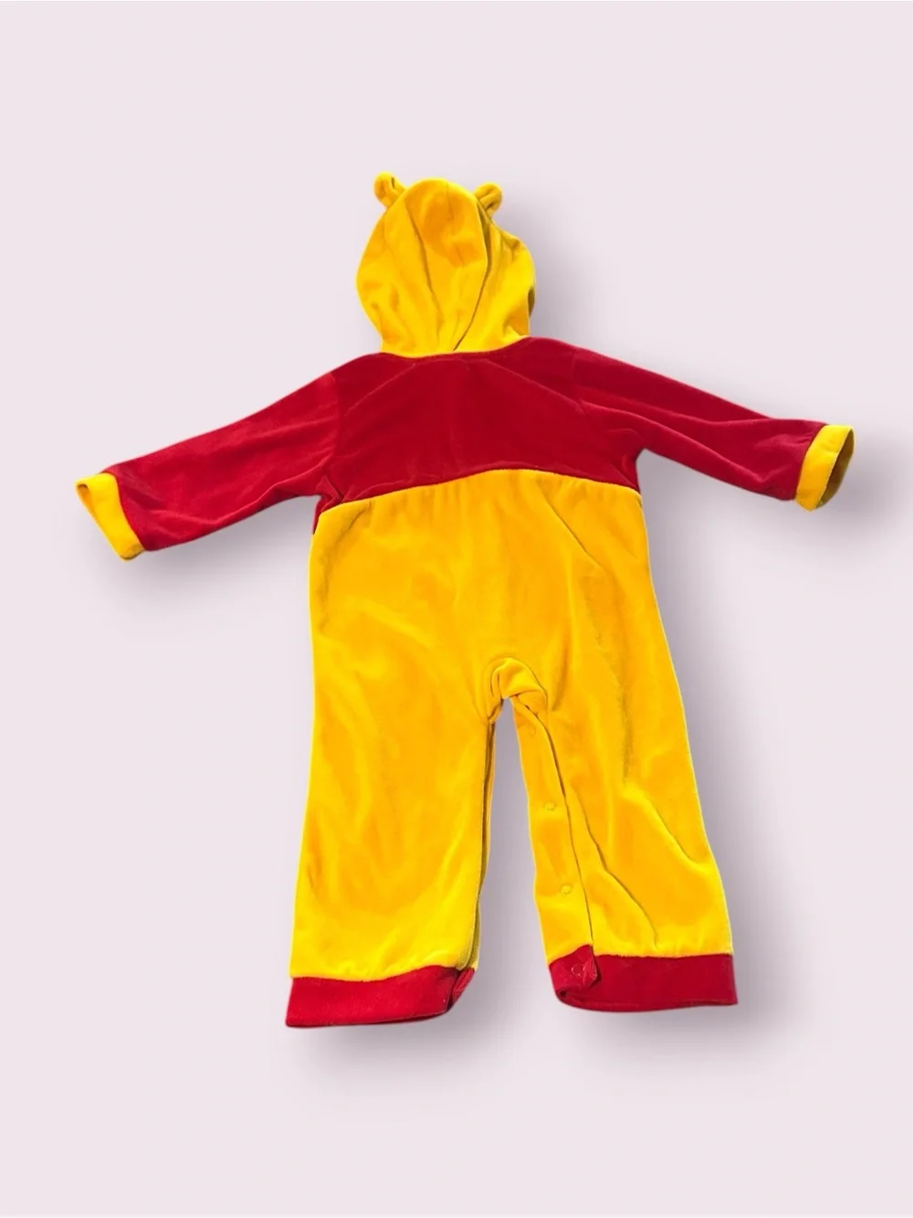 Disney Winnie The Pooh Baby One Piece Outfit With Hood Size 12-18 Months